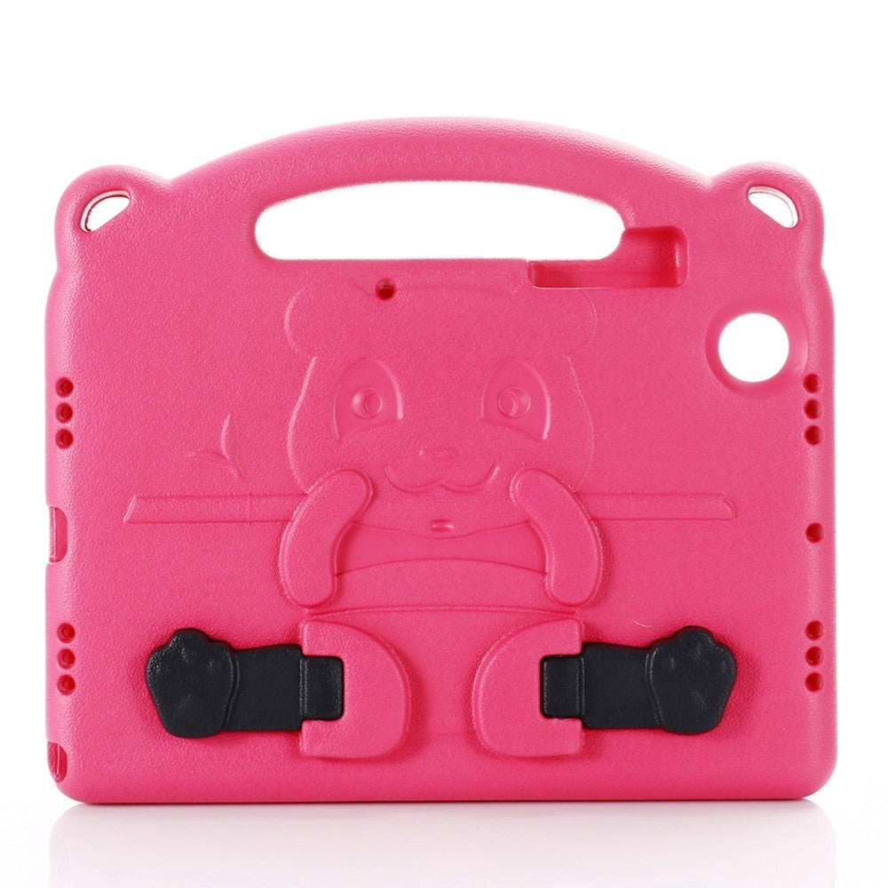 Samsung Galaxy Tab A8 10,5" (2021) veske for barn - Panda Kickstand Cover - Rosa