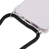 Samsung Galaxy S22 Fleksibelt Plastik Bagside Cover m. Snor / Strop - Gennemsigtig