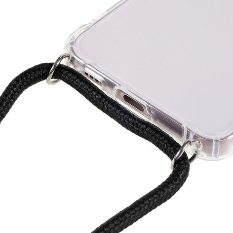 Samsung Galaxy S22 Fleksibelt Plastik Bagside Cover m. Snor / Strop - Gennemsigtig