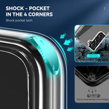 Samsung Galaxy S21+ (Plus) Krystallklart Hybrid Plastic Bakdeksel - Gjennomsiktig