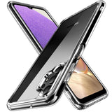 Samsung Galaxy A32 (5G) Crystal Clear Hybrid Plastik Bagside Cover - Gennemsigtig