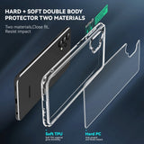 Samsung Galaxy A32 (5G) Crystal Clear Hybrid Plastik Bagside Cover - Gennemsigtig