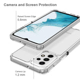 Samsung Galaxy A23 (5G) Akryl Hybrid Bumper Bakdeksel - Gjennomsiktig