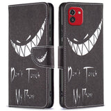 Samsung Galaxy A03 Cover m. Stor Pung i Læder - Don't Touch My Phone