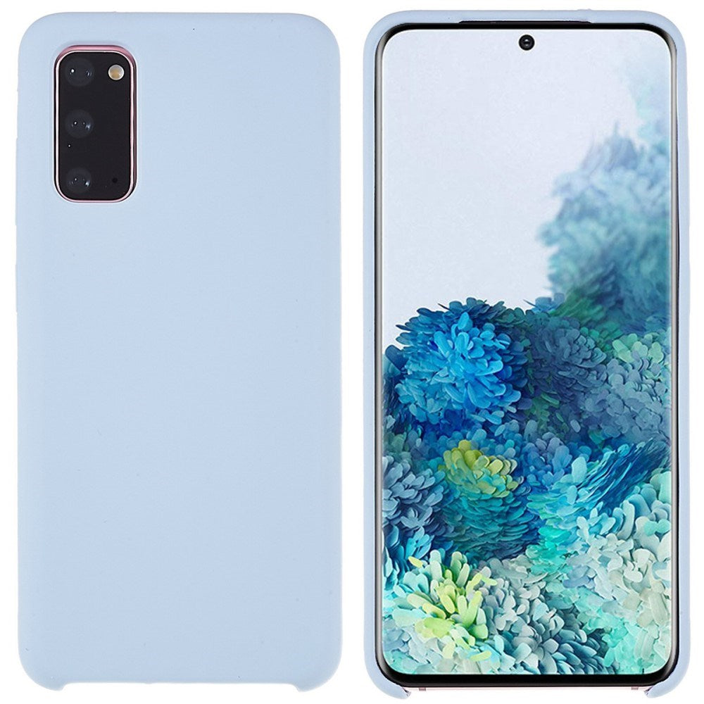 EIDERWOOD Samsung Galaxy S20 Fôret Silikon Bakdeksel - Lyseblå