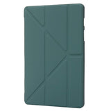 Samsung Galaxy Tab S8 Plus / S7 Plus 12.4" Origami Flip Cover - Kunstlæder - Grøn