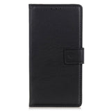 Samsung Galaxy M33 Leather Flip Cover m. Lommebok og stativ - Svart