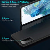 Samsung Galaxy S20 FE / S20 FE (5G) Bakdeksel m. Innebygd magnetring - MagSafe-kompatibel - Svart