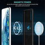 Samsung Galaxy S20 FE / S20 FE (5G) Bakdeksel m. Innebygd magnetring - MagSafe-kompatibel - Svart