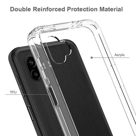 Samsung Galaxy Xcover 6 Pro Akryl Hybrid Bumper Bakdeksel - Gjennomsiktig