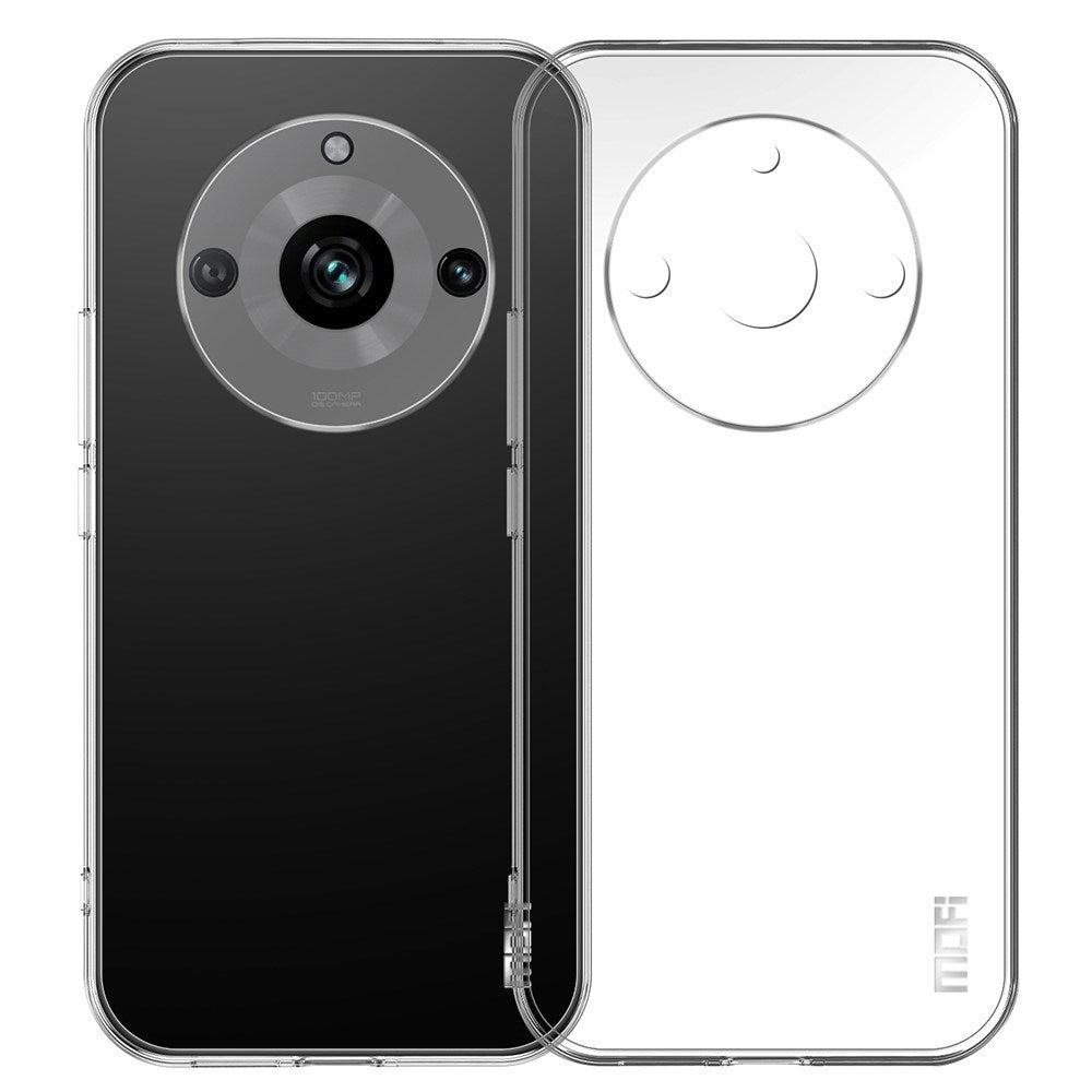 EIDERWOOD Realme 11 Pro+ 5G / 11 Pro 5G MOFI Fleksibelt Plastik Bagside Cover - Gennemsigtig
