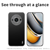 EIDERWOOD Realme 11 Pro+ 5G / 11 Pro 5G MOFI Fleksibelt Plastik Bagside Cover - Gennemsigtig