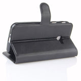 Samsung Galaxy Xcover 4 / 4s Soft Pouch Lærveske m. Lommebok Svart