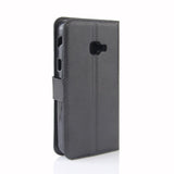 Samsung Galaxy Xcover 4 / 4s Soft Pouch Lærveske m. Lommebok Svart