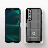 EIDERWOOD Sony Xperia 5 III Rugged Shield Series Craftsman Bakdeksel - Svart