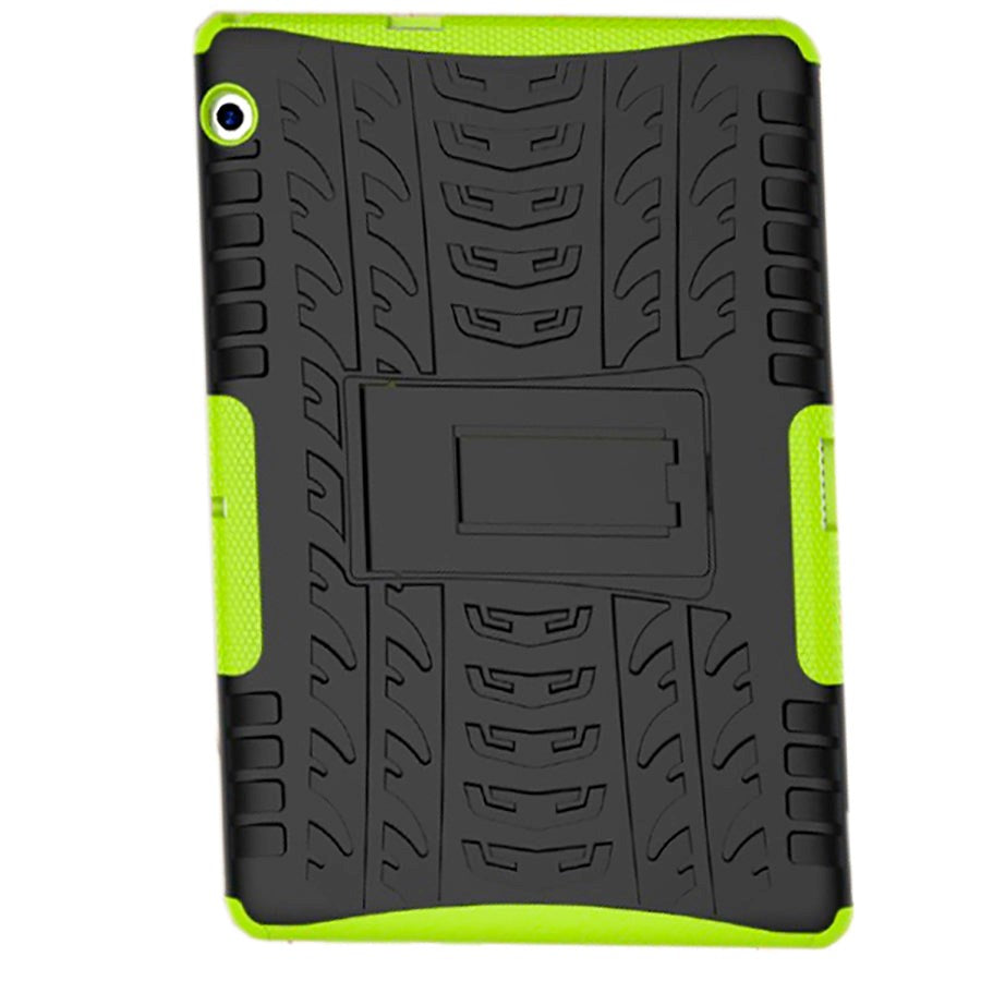 Huawei MediaPad T3 10 Artisan Deksel - Tynt 2-i-1 deksel - Svart / Grønn