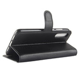 Huawei P20 Pro mykt skinndeksel m. Lommebok - Svart