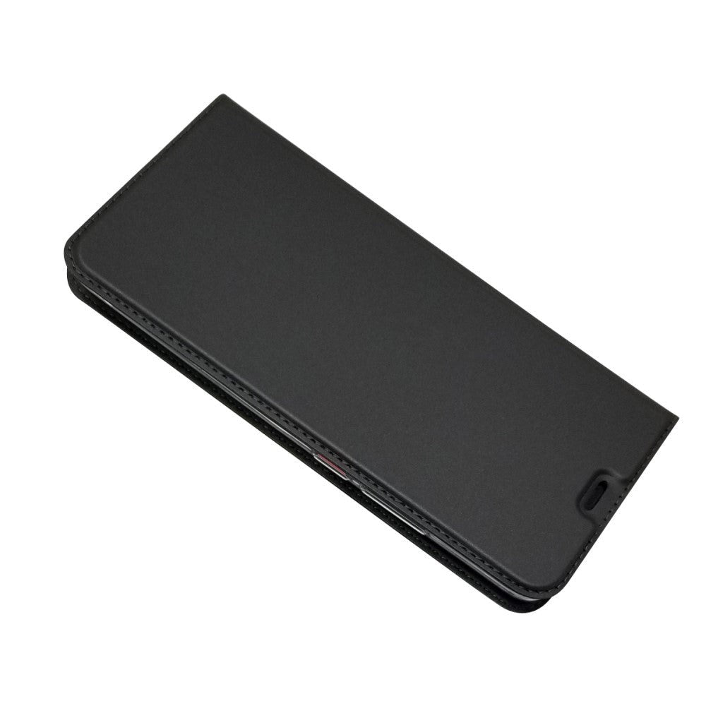 Huawei Mate 20 Pro Slim Lærveske m. Kortholder - Sort