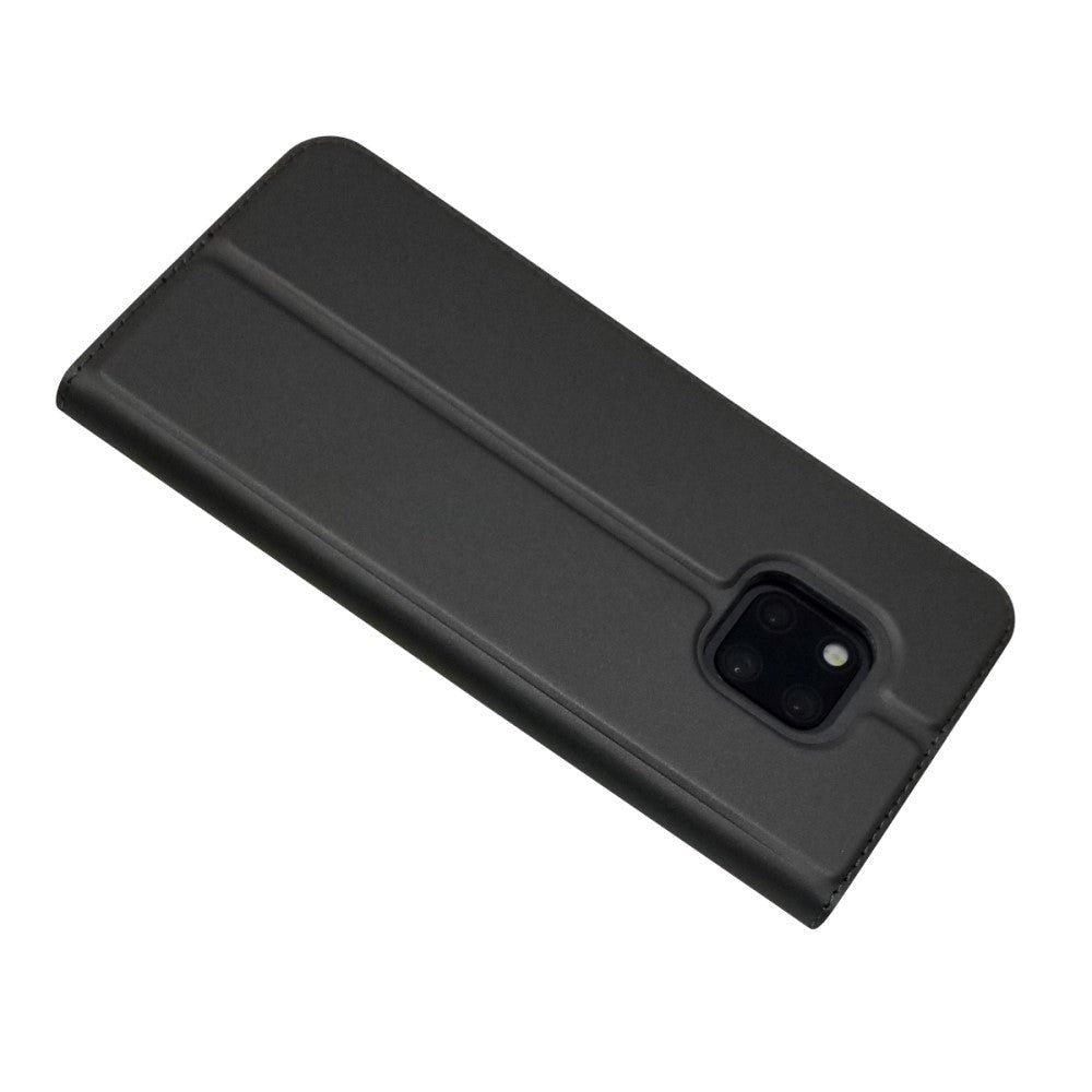 Huawei Mate 20 Pro Slim Lærveske m. Kortholder - Sort