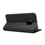 Huawei Mate 20 Pro Slim Lærveske m. Kortholder - Sort