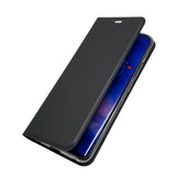 Huawei Mate 20 Pro Slim Lærveske m. Kortholder - Sort