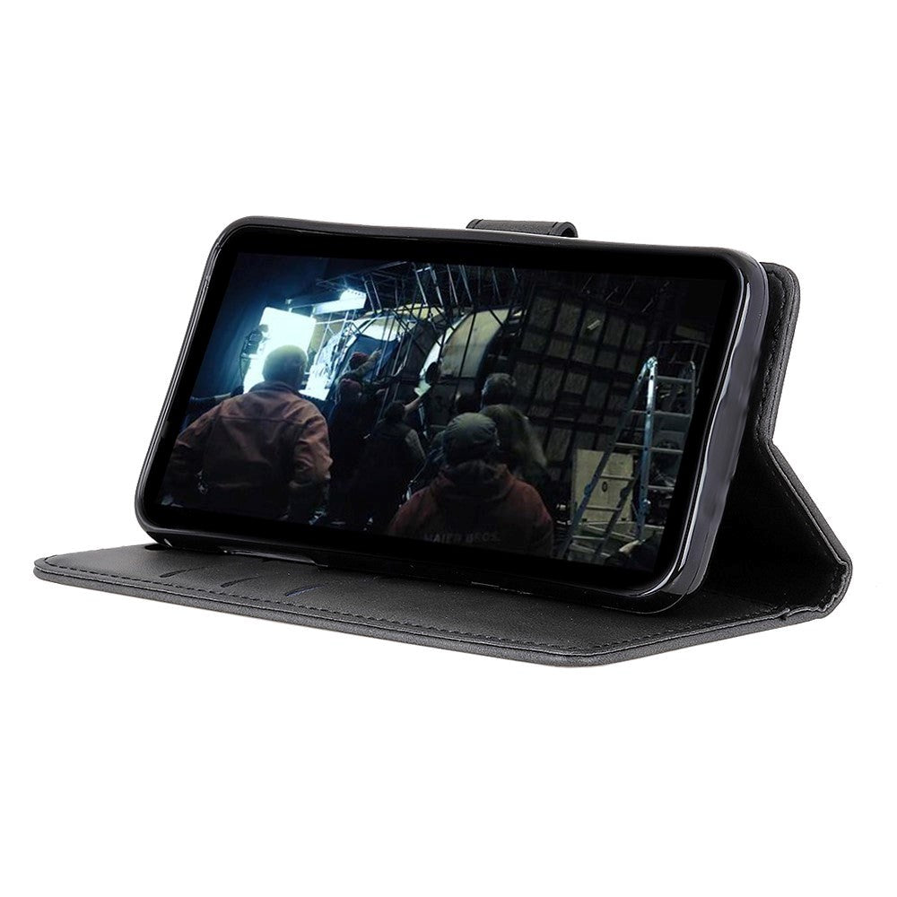 Huawei P30 Pro matt skinndeksel m. Lommebok Svart