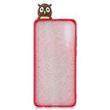Huawei P30 fleksibelt plastdeksel 3D Owl