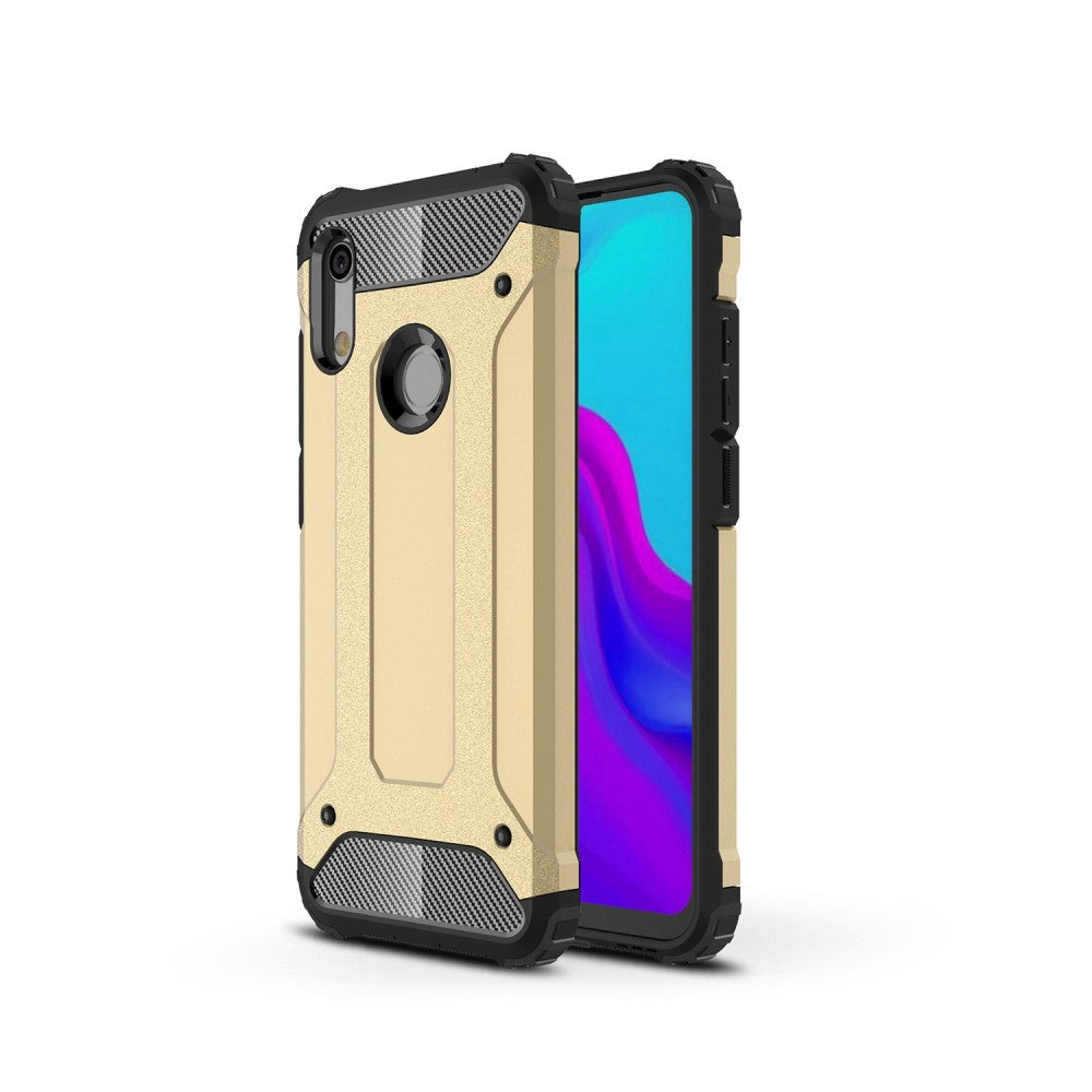Huawei Y6 (2019) Armour Guard hardplastdeksel - gull