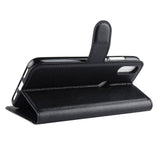 Huawei P30 Lite Leather Flip Cover m. Lommebok - Svart