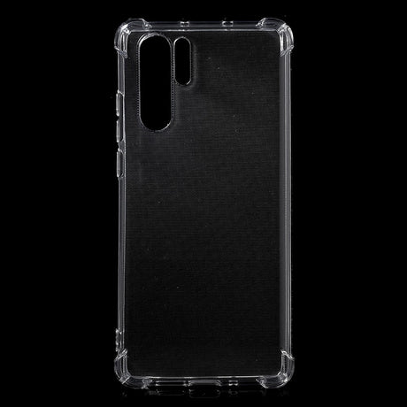 Huawei P30 Pro Drop-Proof Clear TPU Cover Gennemsigtig