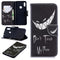 Huawei Y6 (2019) Leather Flip Cover m. Lommebok - Creepy Smile