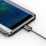 Huawei Mate 20 Pro magnetisk metallramme m. Glass foran og bak - svart