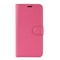 Huawei Y5 (2019) Litchi Leather Flip Cover m. Lommebok - Rosa