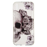 Huawei Y5 (2019) Gennemsigtigt Plastik Cover m. Skull