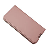 Huawei Y5 (2019) Slim Leather Flip Cover m. Kortholder - Rose Gold