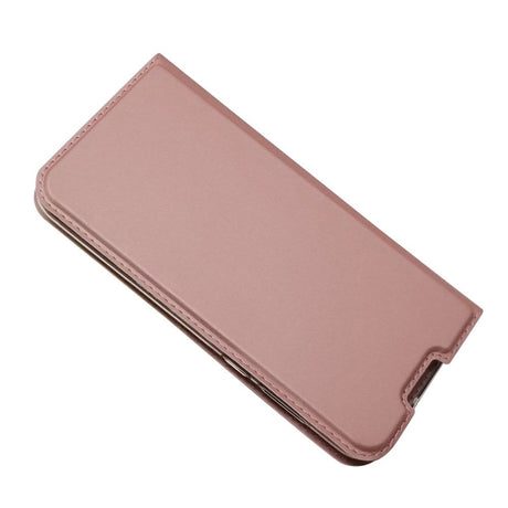 Huawei Y5 (2019) Slim Leather Flip Cover m. Kortholder - Rose Gold
