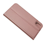 Huawei Y5 (2019) Slim Leather Flip Cover m. Kortholder - Rose Gold