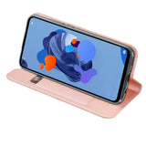 Huawei Mate 30 Lite DUX DUCIS Skin Pro Series tynn lommebok i rosa gull