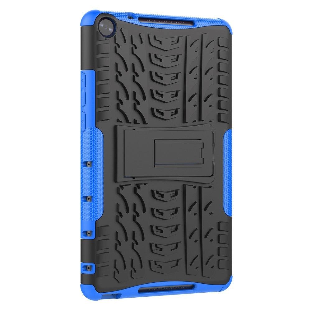 Huawei MediaPad M5 Lite 8 Craftsman-deksel - slankt 2-i-1 deksel - svart / blå