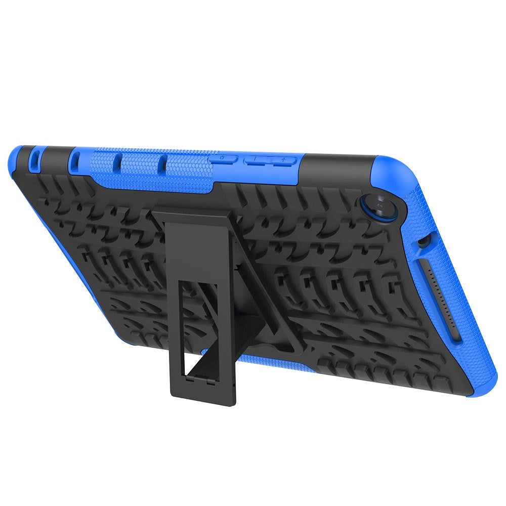 Huawei MediaPad M5 Lite 8 Craftsman-deksel - slankt 2-i-1 deksel - svart / blå