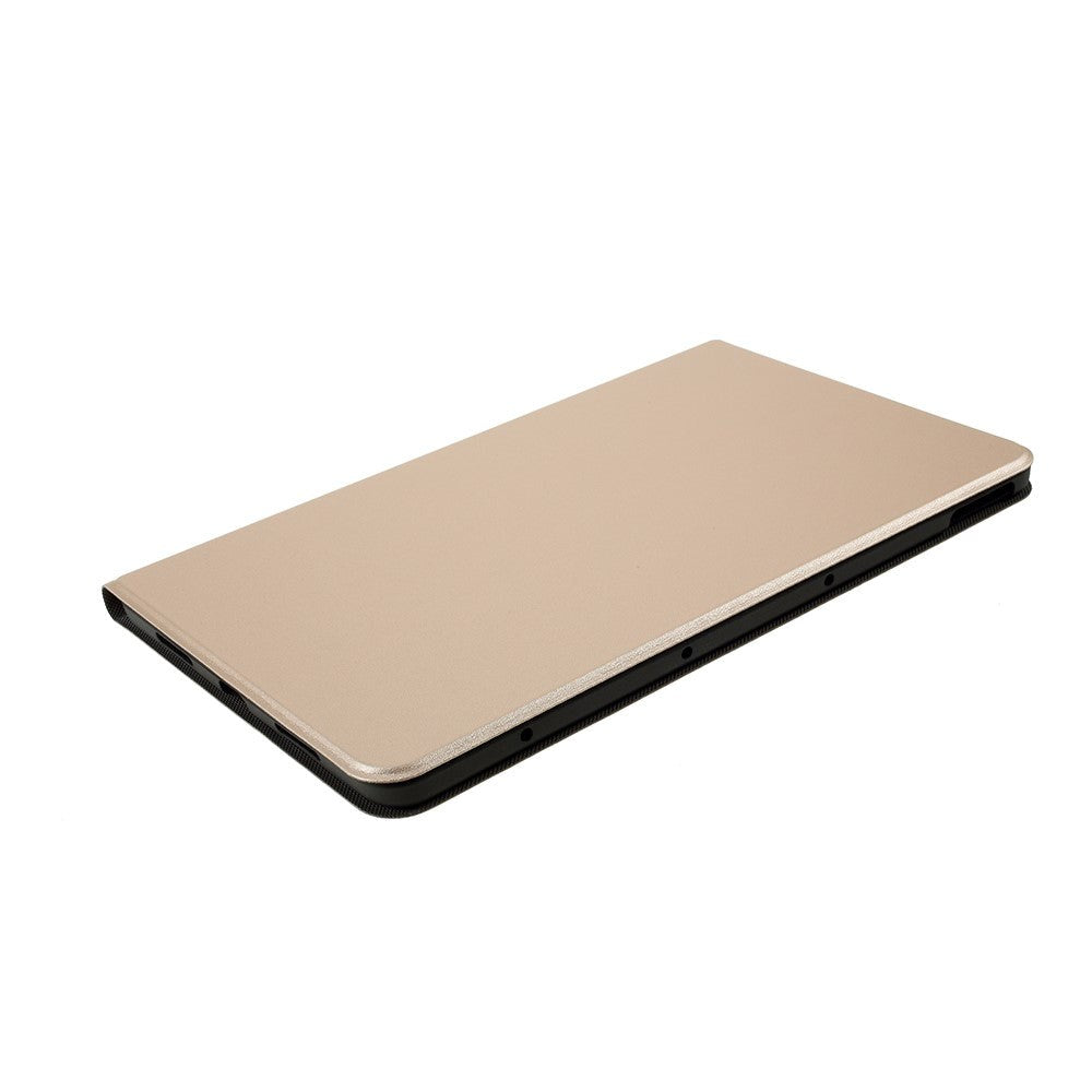 Huawei MatePad 10.4 Flip Leather Cover m. Stativ - Gull