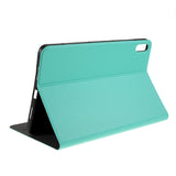 Huawei MatePad 10.4 Flip Leather Cover m. Stativ - Cyan
