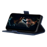 Huawei Y5p Retro skinndeksel m. Kortholder - Mørk blå