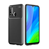 Huawei P Smart (2020) karbonfiberdeksel - svart