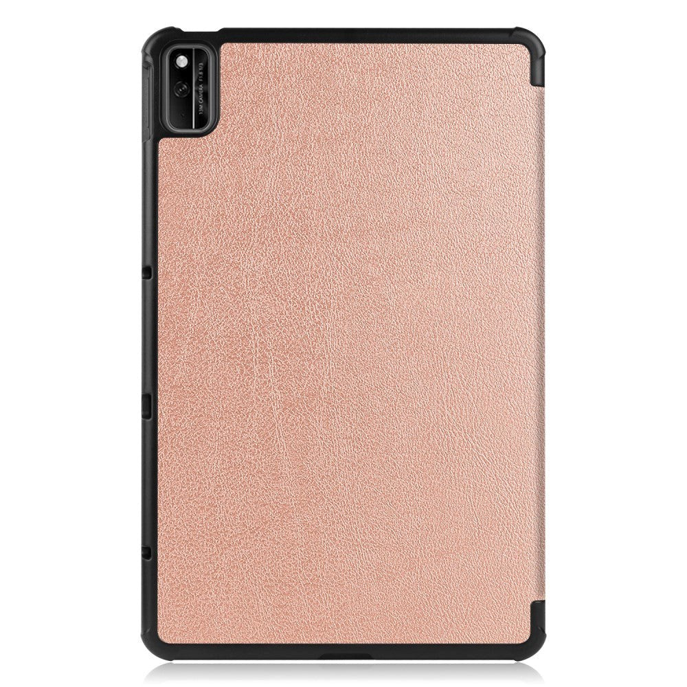 Huawei MatePad 10.4 Tri-Fold Lærdeksel - Rose gull