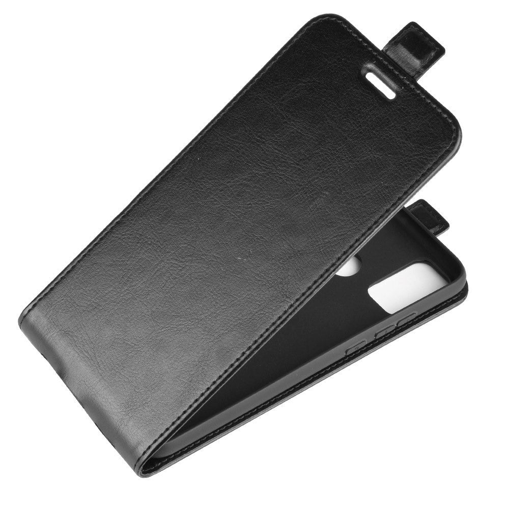 Huawei Honor 9X Lite Leather Flip Cover m. Kortholder Svart