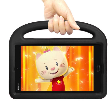 Huawei MediaPad M3 - T8 Kids Case - Sparrow Kickstand Cover - Svart