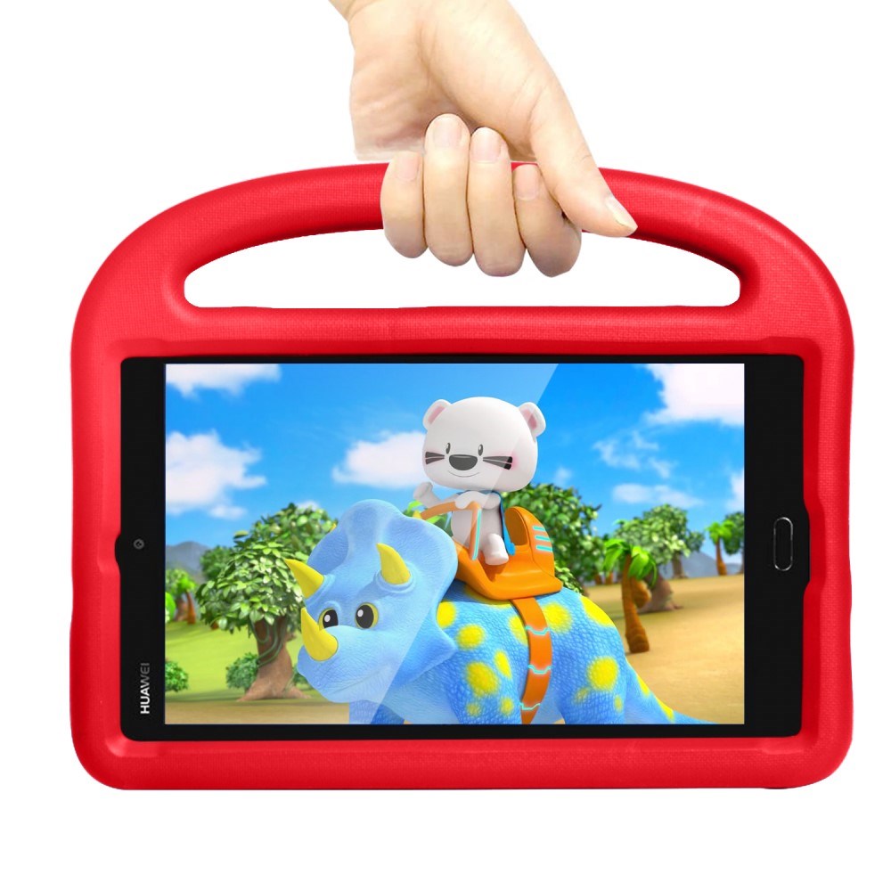 Huawei MediaPad M3 - T8 Kids Case - Sparrow Kickstand Cover - Rød