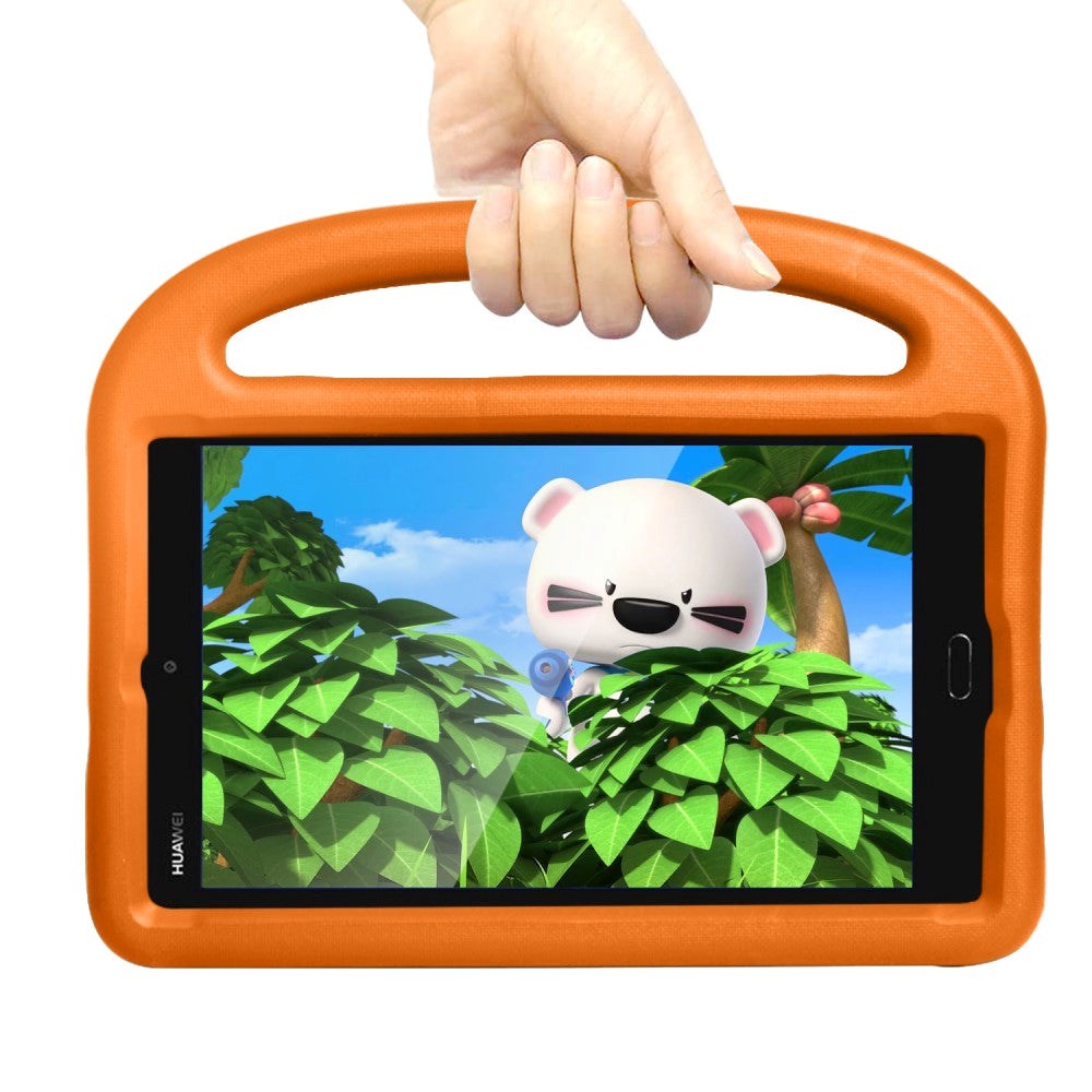 Huawei MediaPad M3 - T8 Kids Case - Sparrow Kickstand Cover - Oransje
