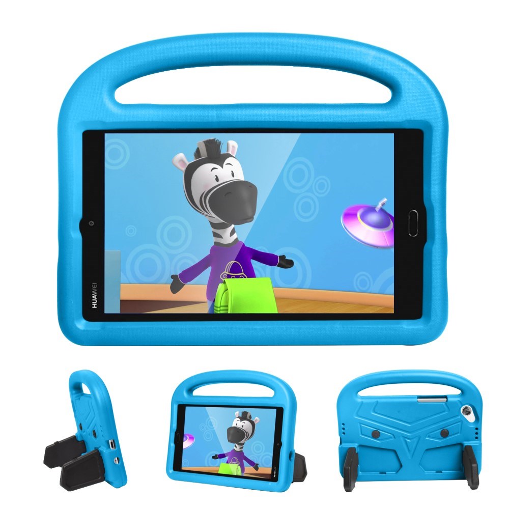 Huawei MediaPad M3 - T8 Kids Case - Sparrow Kickstand Cover - Blå